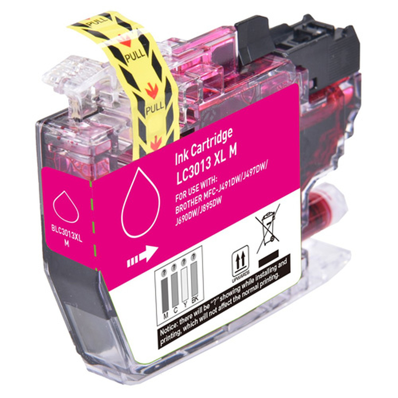 .Brother LC-3013M Magenta Compatible Ink Cartridge (400 page yield)