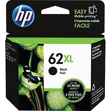 ..OEM HP C2P05AN (HP 62XL) Black, Hi-Yield, Inkjet Cartridge (600 page yield)