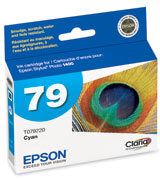 ..OEM Epson T079220 Cyan Inkjet Cartridge (810 page yield)