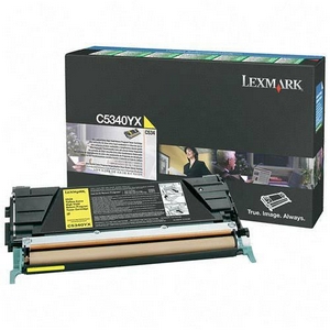 ..OEM Lexmark C5340YX Yellow, High Yield, Return Program, Laser Toner Cartridge (7,000 page yield)