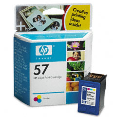 ..OEM HP C6657AN (HP 57) Tri-Color Print Cartridge (500 page yield)