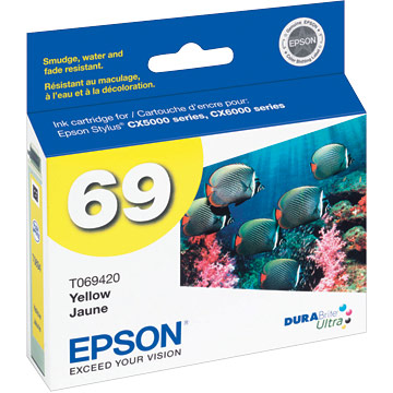 ..OEM Epson T069420 Yellow Durabrite Ultra Inkjet Cartridge (420 page yield)