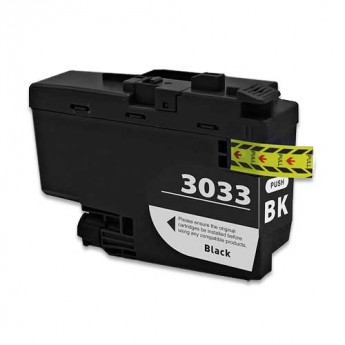 .Brother LC3033BK Black Hi-Yeild Compatible Ink Cartridge (3,000 page yield)