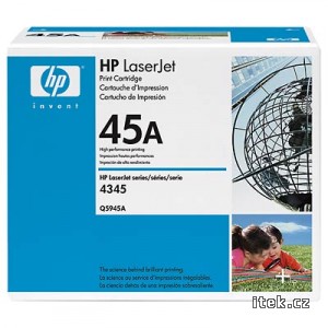 ..OEM HP Q5945A (HP 45A) Black Laser Toner Cartridge (18,000 page yield)