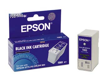 ..OEM Epson T003011 Black Ink Cartridge (840 page yield)