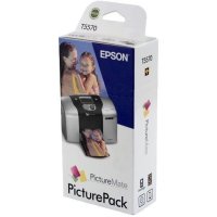 ..OEM Epson T5570, Six-Color Print Pack, Ink Jet Cartridge Plus Paper