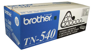 ..OEM Brother TN-540 Black Toner Cartridge (3,500 page yield)