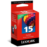 ..OEM Lexmark 18C2110 (#15) Tri-Color, Return Program, Printer Inkjet Cartridge (150 page yield)
