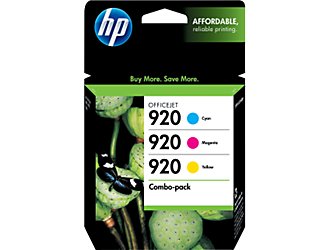 ..OEM HP CN066FN (HP 920) Combo Pack, C/M/Y, Inkjet Cartridges (300 page yield each)