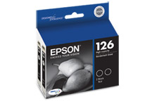 ..OEM Epson T126120-D2 (2) Black, Higher Yield, Combo Pack Ink Cartridges