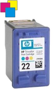 HP C9352AN (HP 22) Tri-Color Remanufactured Inkjet Cartridge (138 page yield)