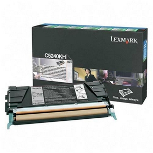 ..OEM Lexmark C5240KH Black, Hi-Yield, Return Program, Laser Toner (8,000 page yield)