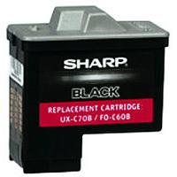 ..OEM Sharp UX-C70B Black Inkjet Cartridge (500 page yield)