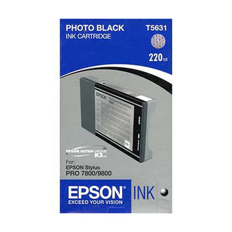 ..OEM Epson T563100 Photo Black, Hi-Yield, Inkjet Cartridge, 220 ml