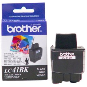 ..OEM Brother LC-41BK Black Inkjet Cartridge (500 page yield)