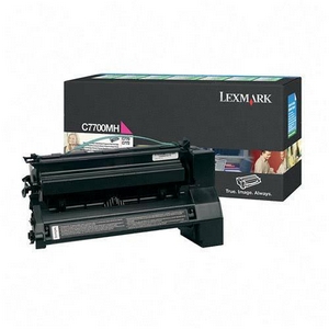 ..OEM Lexmark C7700MH Magenta, Hi-Yield, Return Program, Print Cartridge (10,000 page yield)
