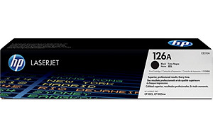 ..OEM HP CE310A (HP 126A) Black Toner Cartridge (1,200 page yield)
