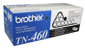 ..OEM Brother TN-460 Black, Hi-Yield, Toner Cartridge (6,000 page yield)