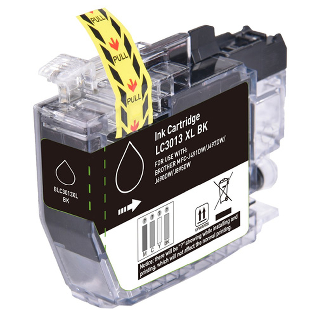 .Brother LC-3013BK Black Compatible Ink Cartridge (400 page yield)