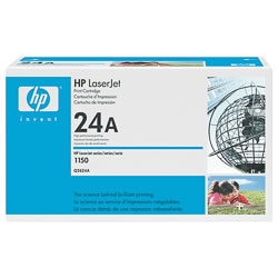 ..OEM HP Q2624A (HP 24A) Black Laser Toner Cartridge (2,500 page yield)
