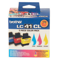 ..OEM Brother LC-41 Color, Combo Pack, Inkjet Printer Cartridges