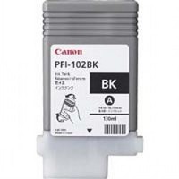 Canon 0895B001AA (PFI-102) Black Compatible Ink Cartridge, 130 ml