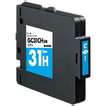 .Ricoh 405689 (GC31) Cyan Compatible Ink Cartridge (1,900 page yield)