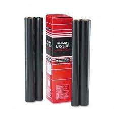 ..OEM Sharp FO-3CR/ UX-3CR Black, 2 pack, Thermal Transfer Refill Ribbons (100 x 2 page yield)