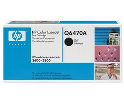 ..OEM HP Q6470A Black Laser Toner Cartridge (6,000 page yield)