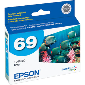 ..OEM Epson T069220 Cyan Durabrite Ultra Inkjet Cartridge (420 page yield)