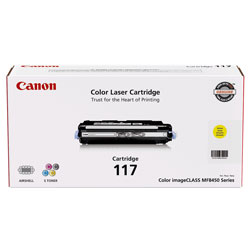 ..OEM Canon 2575B001AA (CRG-117) Yellow Toner Cartridge (4,000 page yield)