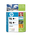 ..OEM HP C9348FN (HP 96) Black, Hi-Yield, 2 Pack, Print Cartridges (800 X 2 page yield)