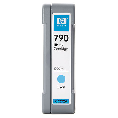 ..OEM HP CB272A (HP 790) Cyan Low-Solvent Ink Cartridge (1000 ml)