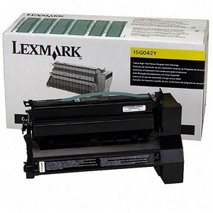 ..OEM Lexmark 15G042Y Yellow, Hi-Yield, Return Program, Print Cartridge (15,000 page yield)