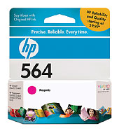 ..OEM HP CB319WN (HP 564) Magenta Inkjet Printer Cartridge (300 page yield)