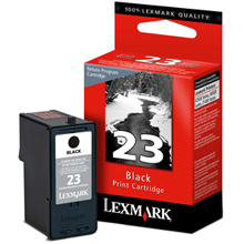 ..OEM Lexmark 18C1623 (#23A) Black Printer Inkjet Cartridge (215 page yield)