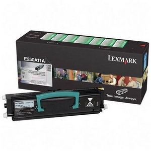 ..OEM Lexmark E250A11A Black, Return Program, Toner Cartridge (3,500 page yield)