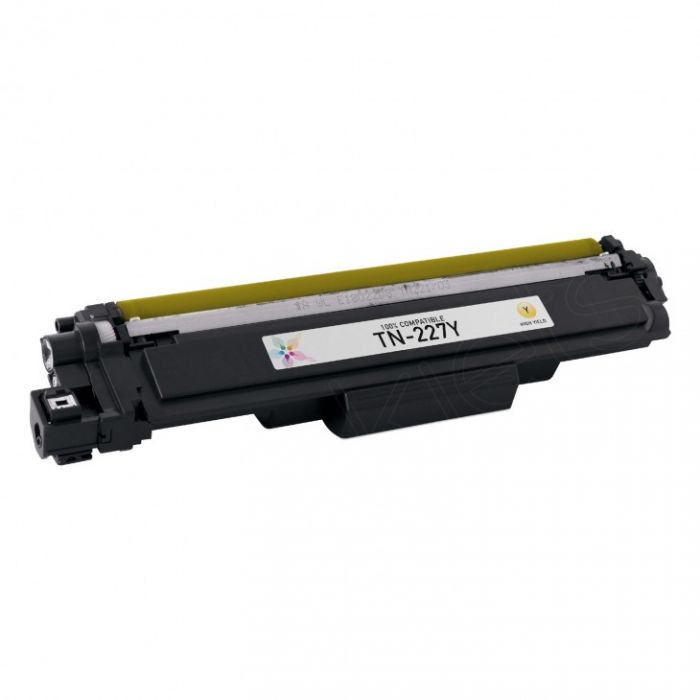 .Brother TN-227Y Hi Yield Compatible Yellow Toner Cartridge (2,300 page yield)