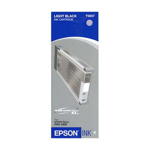 ..OEM Epson T565700 Light Black, Hi-Yield, Inkjet Cartridge, 220 ml