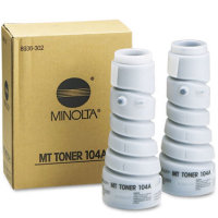 Konica Minolta 8936302 (104A) Black, 2 Pack, Compatible Toner Cartridge (7,500 X 2 page yield)
