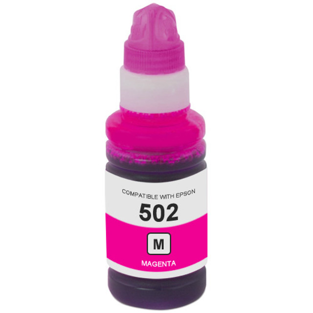 .Epson T502320-S (502) Magenta, Hi-Yield, Compatible Ink Bottle (6,000 page yield)