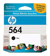 ..OEM HP CB316WN (HP 564) Black Inkjet Printer Cartridge (250 page yield)