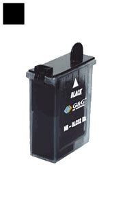 .Brother LC-02BK Black Compatible Inkjet Cartridge (750 page yield)