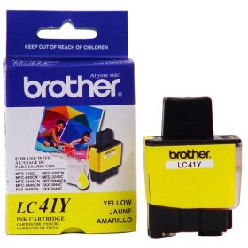 ..OEM Brother LC-41Y Yellow Inkjet Cartridge (400 page yield)