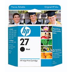 ..OEM HP C8727AN (HP 27) Black Inkjet Cartridge (280 page yield)