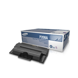 ..OEM Samsung MLT-P208A Black, 2 pack, High Yield, Laser Toner Cartridges (20,000 page yield)