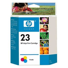 ..OEM HP C1823D (HP 23) Tri-Color Ink Cartridge (620 page yield)