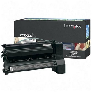 ..OEM Lexmark C7700KS Black, Return Program, Print Cartridge (6,000 page yield)