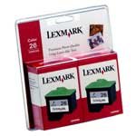 ..OEM Lexmark 10N0139 (#26) Tri-Color, 2-pack, Inkjet Cartridges (275 X 2 page yield)
