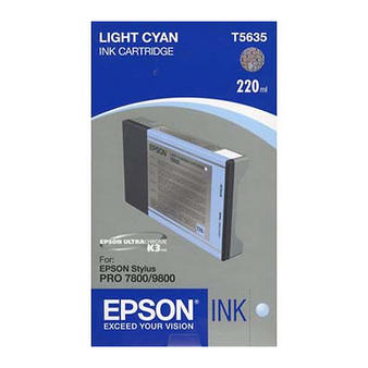 ..OEM Epson T563500 Light Cyan, Hi-Yield, Inkjet Cartridge, 220 ml